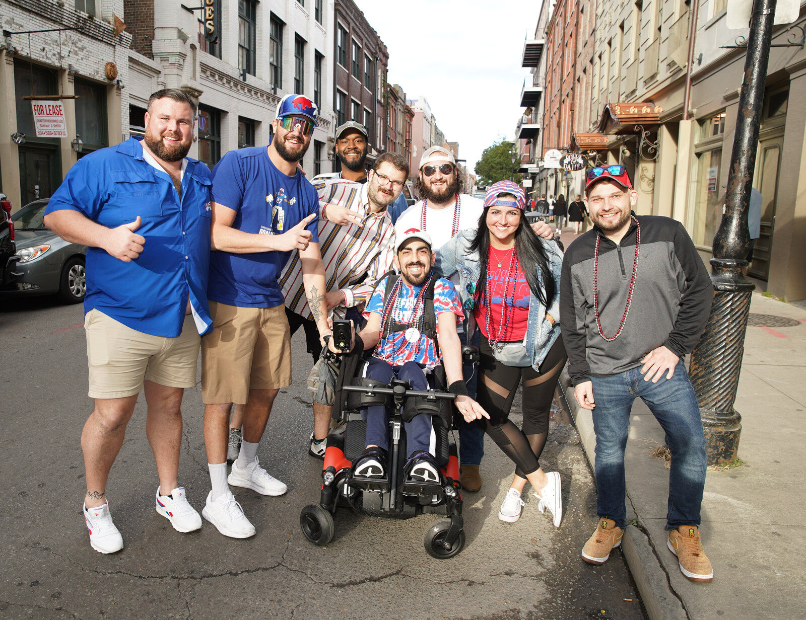 Buffalo Bills packers of NOLA Takeover Parade